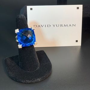 Used David Yurman SS 20mm Cushion On Point Ring